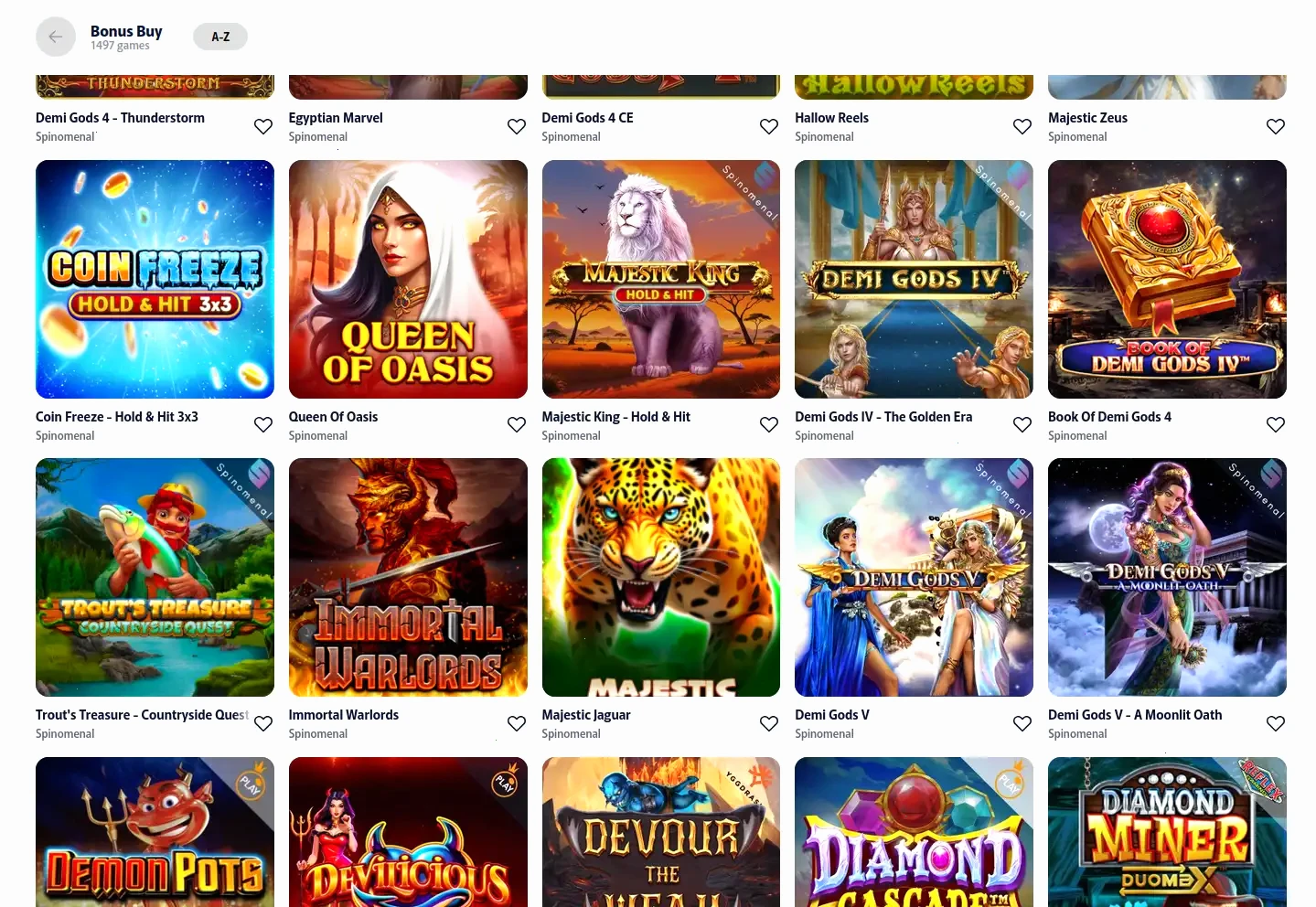 Spin Palace casino rewards program overview showing VIP tiers and bonus details